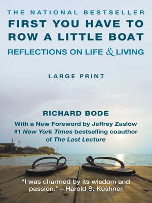 cover image of First You Have to Row a Little Boat